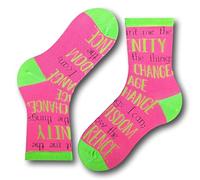 Serenity Prayer Socks for Soberversary Sober Birthday Anniversary Recovery Milestone Twelve Step Socks Women's Size 4-8