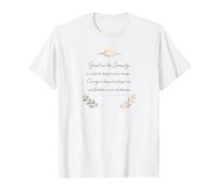 Serenity Prayer Soft Aesthetic Calm Faith Minimal T-Shirt