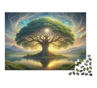 Serenity Tree Prompt 1000 Pieces Magic Tree Jigsaw Paper Puzzle for Adults Educational Woodland Puzzle Home Decor Gift 38x26cm/1000pcs