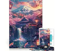 Serenity ﹨u Tranquility 1000 Piece Jigsaw Puzzles for Adults Mind Skill Toy Casual Relax Design Assembly Art Collection Piece (38x26cm)
