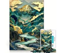 Serenity ﹨u Tranquility 1000 Piece Jigsaw Puzzles for Teenagers Jigsaw Logic Train Toy Stress Relief Smooth Cut Memorable Gift (50x75cm)