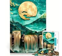 Serenity ﹨u Tranquility 1000 Pieces Jigsaw Puzzles for Adults Mind Puzzle Soft Relax Image Assembly Santa Wish Item (50x75cm)