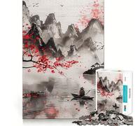 Serenity ﹨u Tranquility 1000 Pieces Jigsaw Puzzles for Teenagers Enhance Memory Easy Leisure Firm Cut Wall Art Decor (50x75cm)