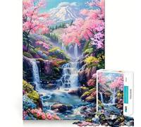 Serenity ﹨u Tranquility 1000 Pieces Jigsaw Puzzles for Teenagers Improve Memory Mental Relax Sharp Edge Creative Gift (38x26cm)