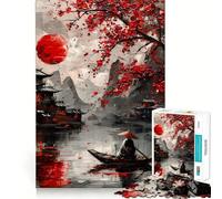 Serenity ﹨u Tranquility Jigsaw Puzzles 1000 Piece for Adults Think Smart Toy Together Fun Accurate Cut Art Display (38x26cm)