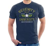 Serenity Valley University Firefly Men's T-Shirt Navy Blue