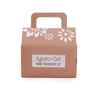 Serenityy Agnes + Cat Moroccan Glow Home Fragrance Gift Set - Wax Melts, Ceramic Oil Burner, Tea Light - Terracotta Gift Box