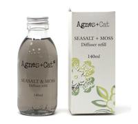 Serenityy Agnes + Cat Reed Diffuser Refill - Up To 16 Weeks - Sea Salt And Moss 150Ml