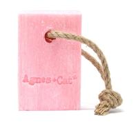 Serenityy Agnes + Cat Soap On A Rope - Japanese Bloom 150G, Rose And Lotus Fragrance, Hanging Soap.