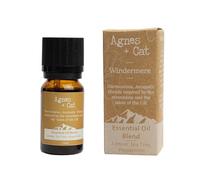 Serenityy Agnes + Cat Windermere Essential Oil Blend - Lemon, Tea Tree & Peppermint - 43G, Amber Bottle