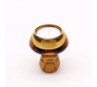 Serenityy Antique Amber Mushroom Flip Dinner Candle & Tealight Holder Serenityy Amber