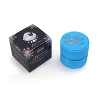 Serenityy Aquarius Zodiac Bath Fizzers Set - 2 x 150g, Amethyst Crystal & Amber in Blue | Size: 150g