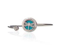 Serenityy Aromatherapy Jewellery Crystal Bracelet Dragonfly 20mm Crystal Diffuser Bracelet - 1 Pack.
