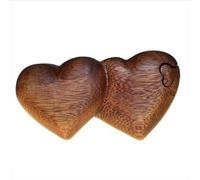 Serenityy Aw Dropship Uk Bali Magic Box Twin Hearts - Handmade Sheesham Wood Puzzle Keepsake Box With Hidden Compartment