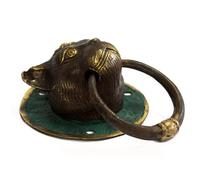 Serenityy Aw Dropship Uk Cats Head Brass Door Knocker - Timeless Decorative Front Door Knocker, Approx. 290G