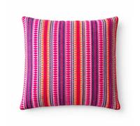 Serenityy Aw Dropship Uk Classic Cushion Cover - Neon Stripes - 45X45Cm Square.