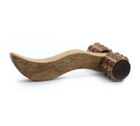 Serenityy Aw Dropship Uk Massage Tool - Ribbed Hand Roller, Redwood, 16 X 8.5 X 5.5 Cm, Lightweight.