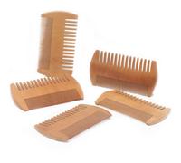 Serenityy Aw Dropship Uk Two-Sided Bamboo And Pearwood Beard Comb With Boar Bristles - Compact 15G