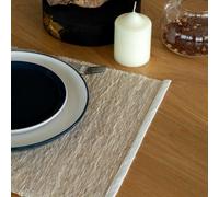 Serenityy Aw Dropship Uk Vetiver Roots Placemat - Handcrafted Natural Fibre Table Mat, 45 X 36 Cm, Brown.