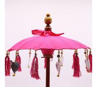 Serenityy Bali Home Decor Parasol Cotton Pink 40Cm - Handcrafted Indoor Décor