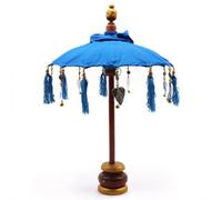 Serenityy Bali Home Decor Parasol - Handcrafted Cotton - Turquoise - 68Cm X 40Cm