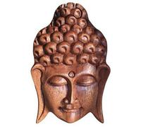Serenityy Bali Magic Box Buddha Head - Handmade Sheesham Wood Puzzle Keepsake Box With Hidden Compartment, Individually Wrapped