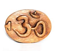 Serenityy Bali Magic Box Om - Handcrafted Sheesham Wooden Puzzle Box With Hidden Compartment, Handmade In Bali, Individually Wrapped