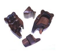 Serenityy Bali Magic Box Owl Wooden Puzzle With Hidden Compartment, Handmade Sheesham Wood, Individually Wrapped