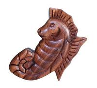 Serenityy Bali Magic Box - Sea Horse Handcrafted Sheesham Puzzle Keepsake Box With Hidden Compartment