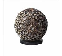Serenityy Boho Sea Shell Lamp - Chocolate Twist Globe - 15Cm
