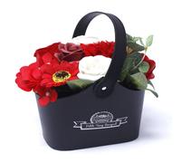 Bouquet Petite Basket - Rich Reds