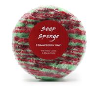 Serenityy Butter Bubble Soap Sponge - Strawberry Kiwi in Light Green