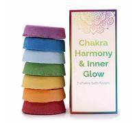 Serenityy Chakra Bath Fizz Large Box - Seven Essential Oil Fizzers For Chakra Harmony And Inner Glow