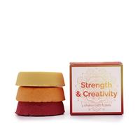Serenityy Chakra Bath Fizzers Gift Set - 3 Small Fizzers For Solar Plexus, Sacral & Root - Mandala Gift Box