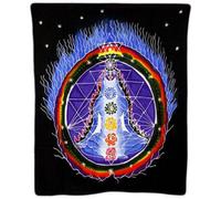 Serenityy Chakra Connections Bali Wax Batik Wall Hanging 106 X 90 Cm