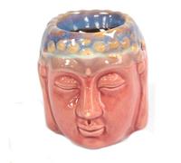 Serenityy Classic Buddha Oil Burner Rose And Teal - Glazed Ceramic, For Fragrance Oils And Wax Melts, Gift-Ready