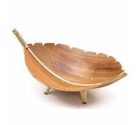 Serenityy Coconut Leaf Large Fruit Bowl - Natural