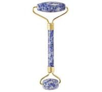 Serenityy Dual-Ended Sodalite Gemstone Face Roller - Two Polished Stone Heads For Facial Massage And Serum Absorption