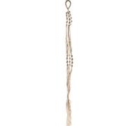 Serenityy Extra Long Large Macramé Pot Holder - Handcrafted Indoor Hanging Plant Hanger, White