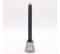 Serenityy Flip Dinner Candle Tealight Holder - Midnight Grey in Mid Grey Serenityy Mid Grey
