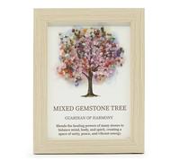 Serenityy Gemstone Picture - Tree of Life Multi - 20 x 14.7 x 1 cm | Size: W21 cm x H30 cm Serenityy Multicolor W21 cm x H30 cm