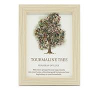 Serenityy Gemstone Picture - Tree of Life with Tourmaline Chips 20 x 14.7 x 1 cm | Size: W21 cm x H30 cm Serenityy Multicolor W21 cm x H30 cm