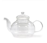 Serenityy Glass Infuser Teapot - Round Pearl 800Ml, Clear