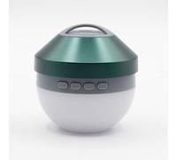 Serenityy Green Camping Hanging Light And Mini Speaker - Bluetooth 5.3 Speaker Lantern With Led Mood Light, 600 Mah Battery