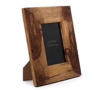 Serenityy Hansa Mango Wood Picture Frame For 10X15 Cm Photos, 26X20X2 Cm, Black
