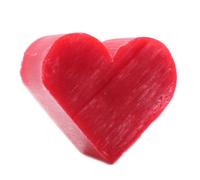 Serenityy Heart Shaped Guest Soaps Raspberry - Pack Of 10, 20G Each, Compact Travel Size.