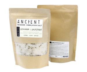 Serenityy Himalayan Bath Salt Blend 500G - Skin Revive With Geranium & Grapefruit Essential Oils, Vitamin E And Chamomile