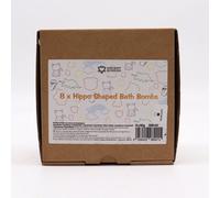 Serenityy Hippo Bath Bomb - Citrus Crush Scent, 85G, Kid-Friendly Foaming Bath Bomb.