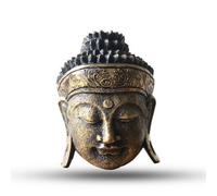 Serenityy Home Decoration Buddha Head - 25Cm - Gold Shine Finish