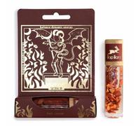 Serenityy Hop Hare Tarot Roll-On - The Devil, Red Jasper Gemstone-Infused Essential Oil, 55G